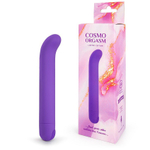 Фиолетовый вибромассажёр с загнутым кончиком - 13 см. (Цвет: фиолетовый)