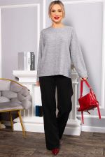 Джемпер трикотажный Ютта (серый) Б14726-30М LT Collection