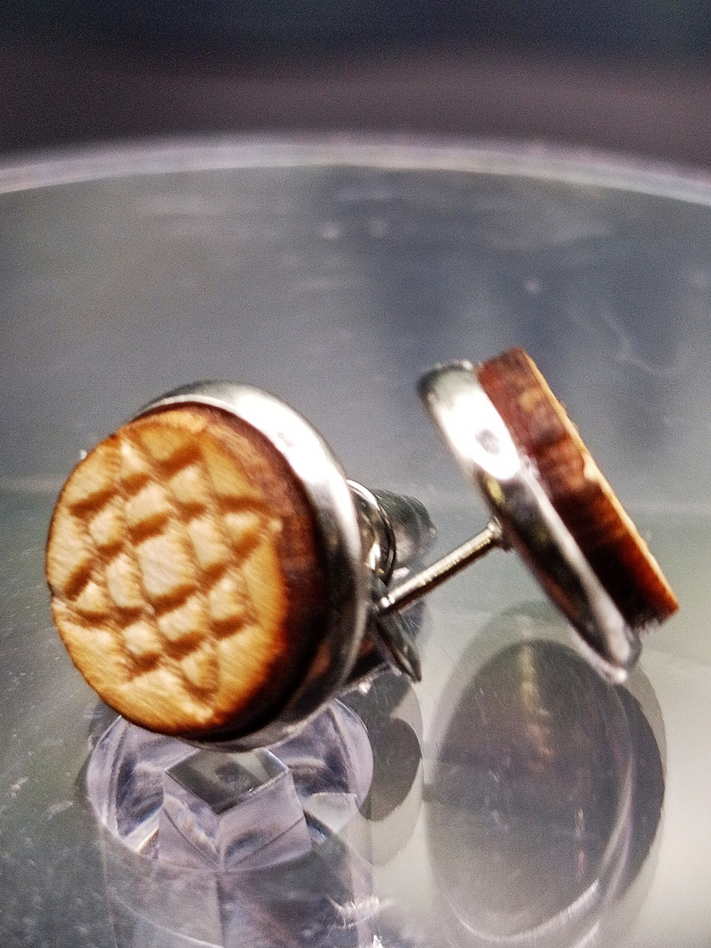 Серьги гвоздики "Звезда Лады"