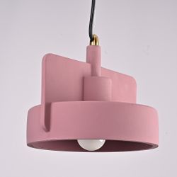 Подвесной бетонный светильник SKOVL A терракот