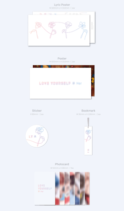 Виниловая пластинка LOVE YOURSELF 承 'Her' (LP)