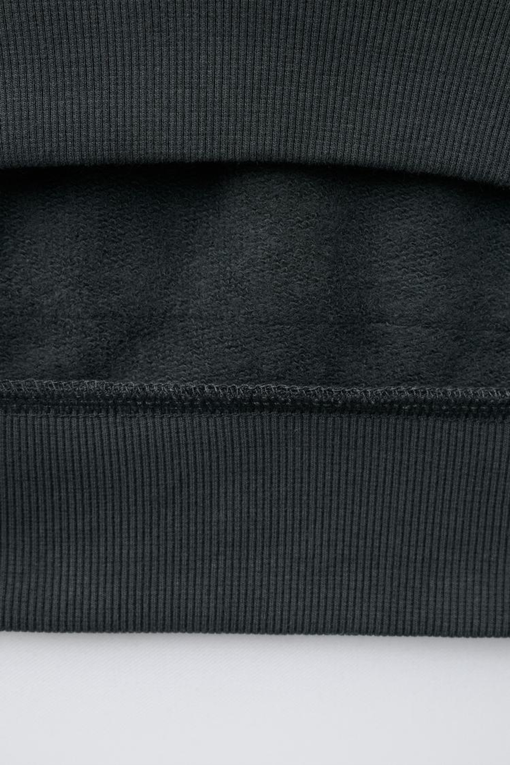 ZARA ХУДИ С ВЫШИВКОЙ, АНТРАЦИТОВО-СЕРЫЙ