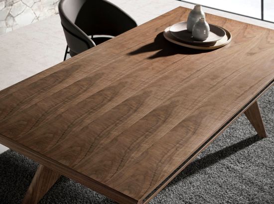 Обеденный стол 1403T /1080 из ореха с зеркальной вставкой Испания 