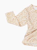 Лонгслив оверсайз Mjölk Леопард бежевый, уценка