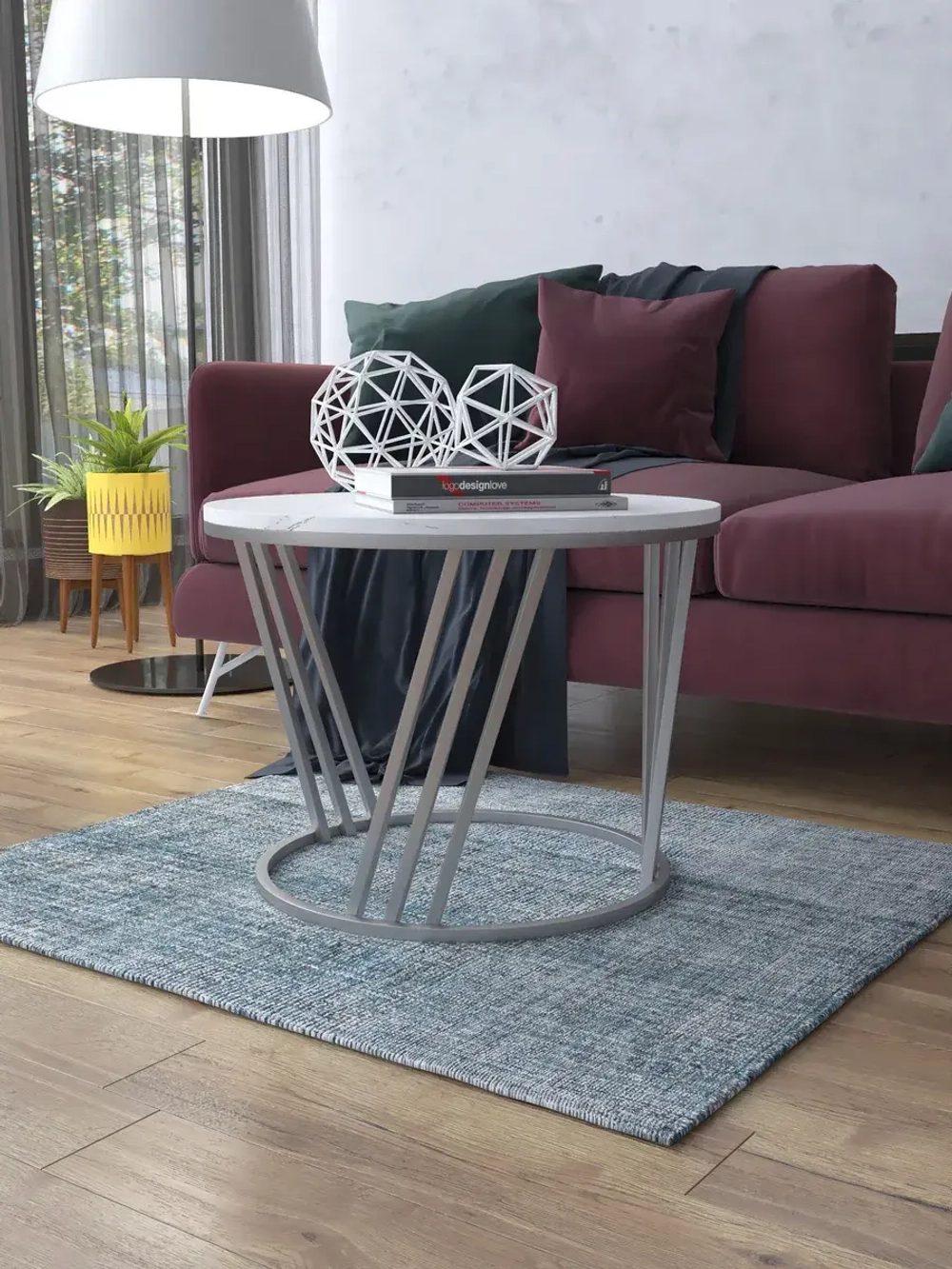 Журнальный стол Адидас - ССБГ - МДФ в ПВХ