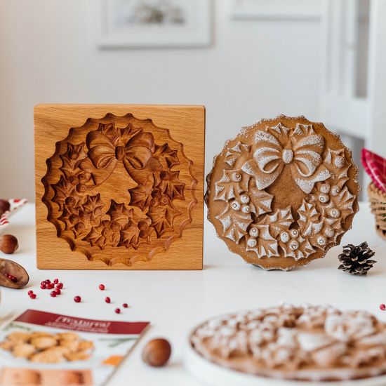 Пряничная форма Рождественский венок