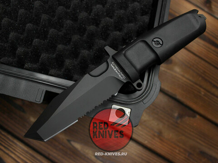 Нож Extrema Ratio Fulcrum C Black P/S А+++ V.2026 - черная рукоять, черный клинок