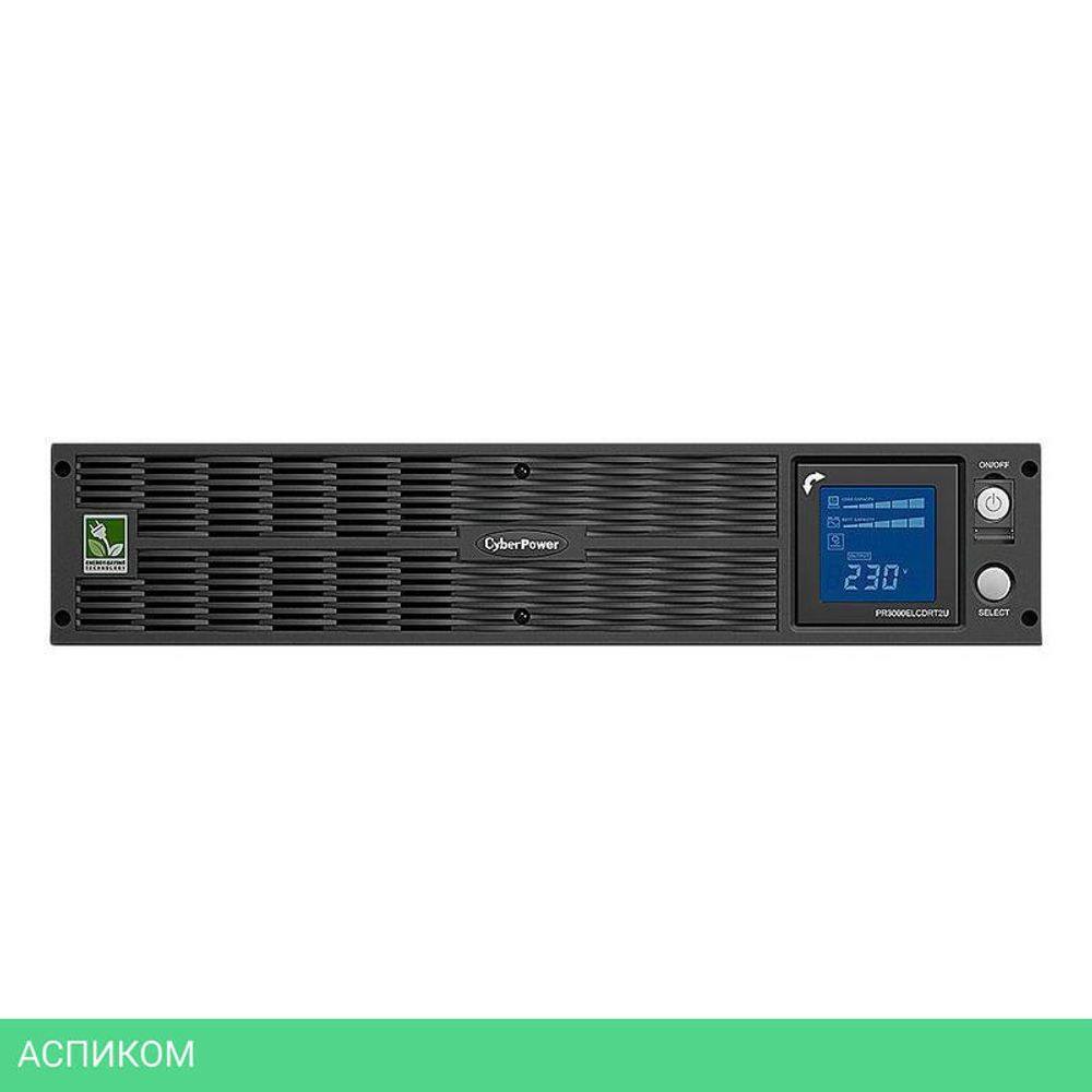 Источник бесперебойного питания CyberPower PR3000 LCD 2U (PR3000ELCDRT2U)