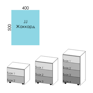 400х500 J-Box "Жаккард" НА ЗАКАЗ