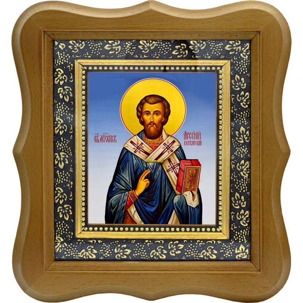 Арсений Керкирский Святитель. Икона на холсте.