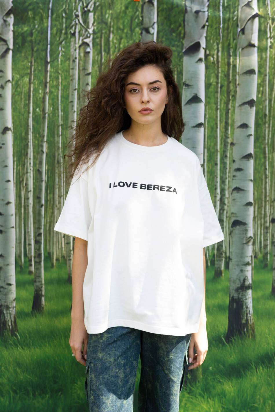T-Shirt I Love Bereza (White)