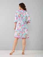 Халат Х-262/бирюза-хризантема