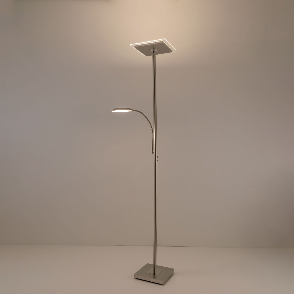 Citilux Харди CL802011 LED Торшер с диммером Матовый Хром