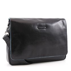 Сумка мужская Piquadro Blue Square черная из кожи (CA1403B2/N)
