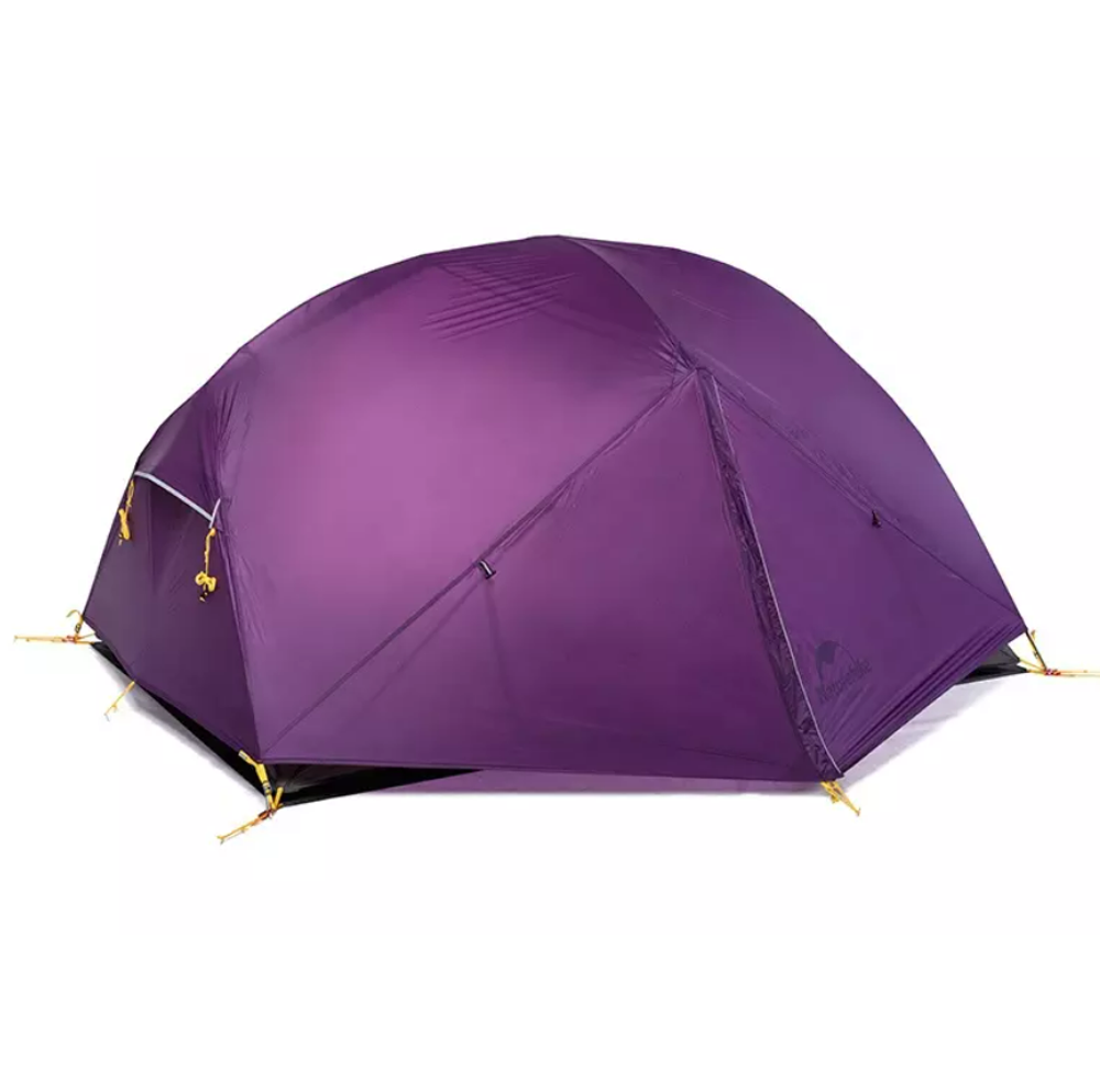 Палатка Naturehike Mongar 2-местная, алюминиевый каркас,сверхлегкая, пурпурный