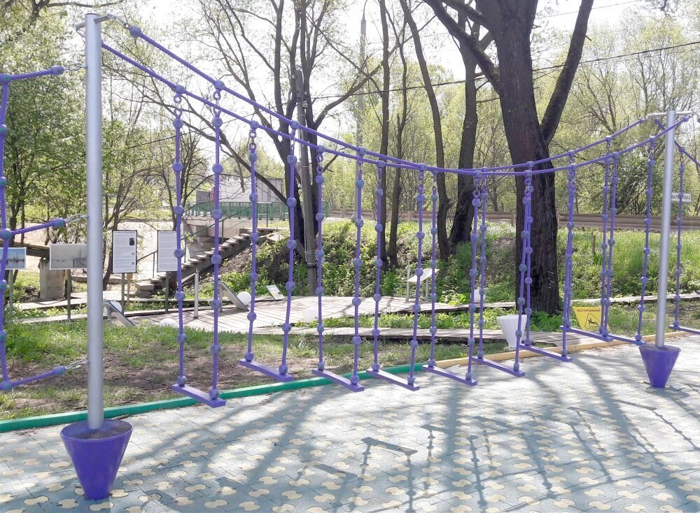 Канатный маршрут № 3 Поперечные ступеньки