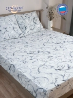 Простынь 1,5 спальная 150х215 см 100% хлопок