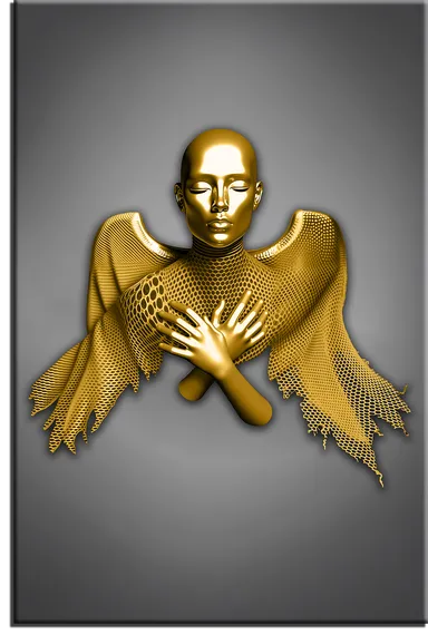 Постер "Металлическая девушка"