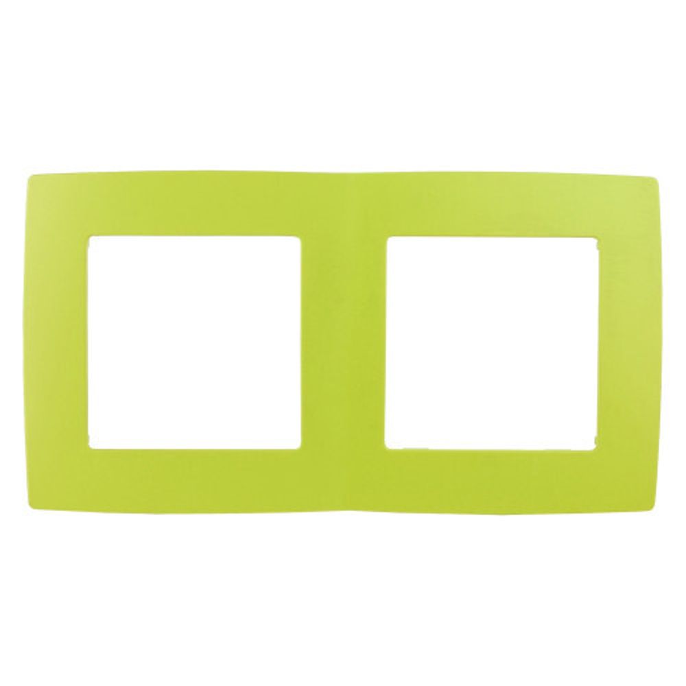 12-5002-26 ЭРА Рамка на 2 поста, Эра12, лайм
