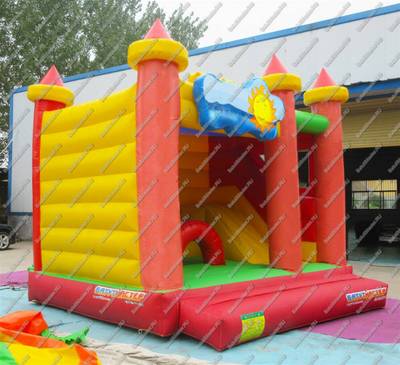 Надувной батут "Солнечный домик", 4*4*4 м