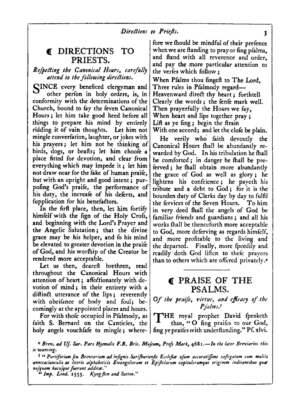 The Psalter, or, Seven ordinary hours of prayer according to the use of the illustrious and excellent Church of Sarum | J.D. Chambers