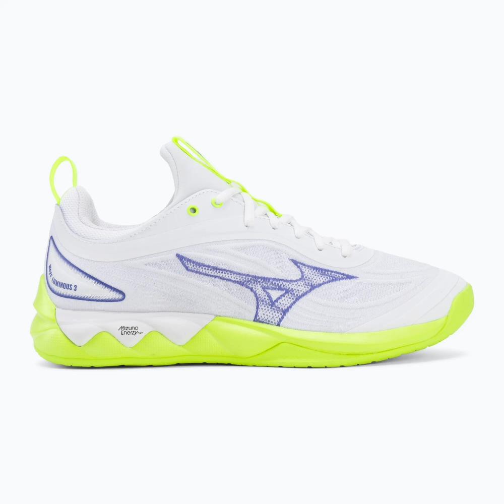 Кроссовки волейбольные Mizuno Wave Luminous 3 white/lightning yellow/dazzling blue