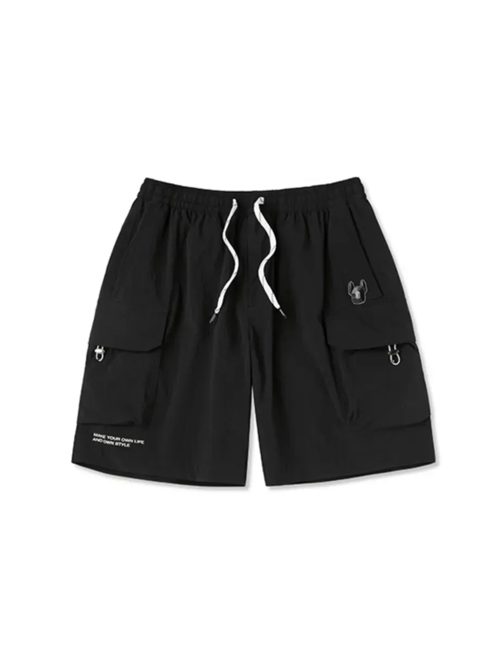 Шорты нейлоновые карго с завязками