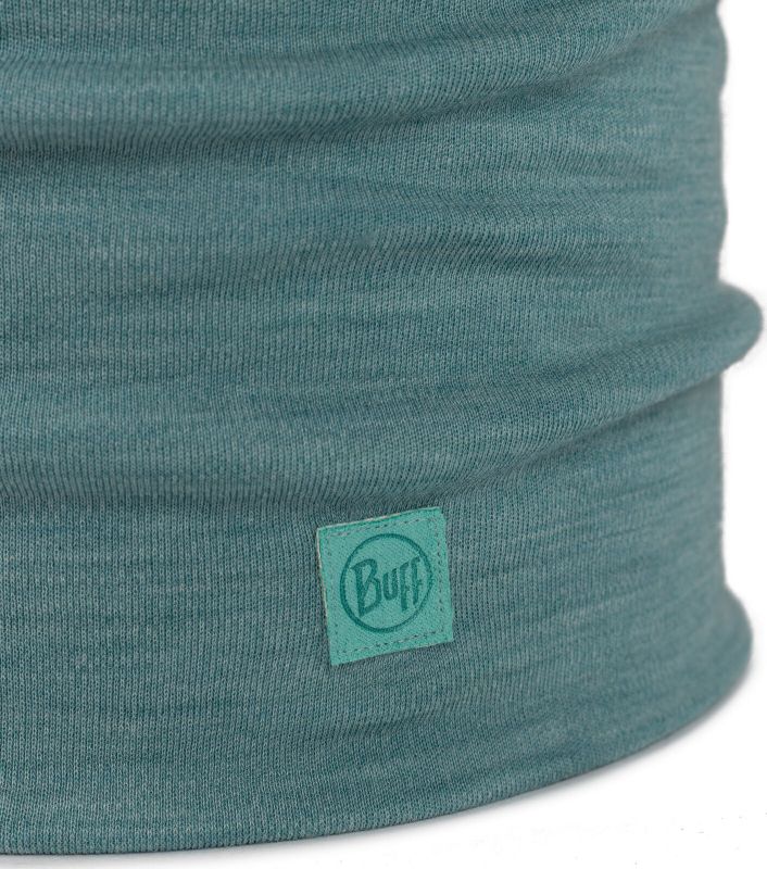 Теплый шерстяной шарф-труба Buff Merino Heavyweight Solid Pool Фото 4