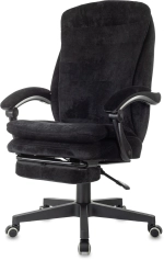 Кресло руководителя Бюрократ T-9950MSG-F Fabric черный Light-20 крестов. пластик подст.для ног