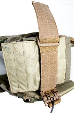 Чехол для бронежилета плитника КРЕПОСТЬ быстросброс слева, MIMICRYA, Cordura 1000D, MULTICAM, L-XL