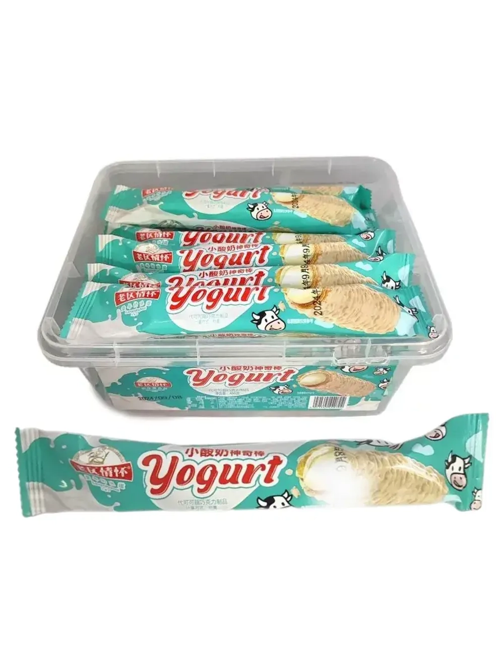 Печенье хрустящие трубочки со вкусом йогурта 25 г * 20 шт