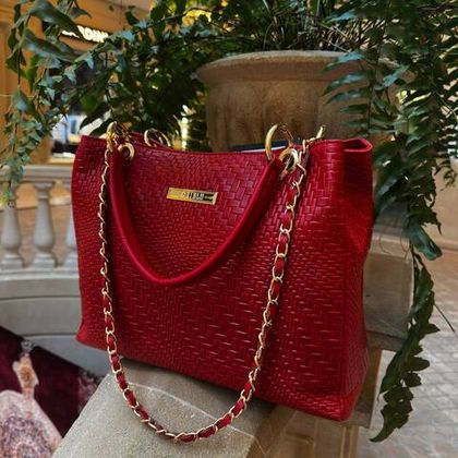 Сумка Loriblu  E6BM1 цвет красный NEW