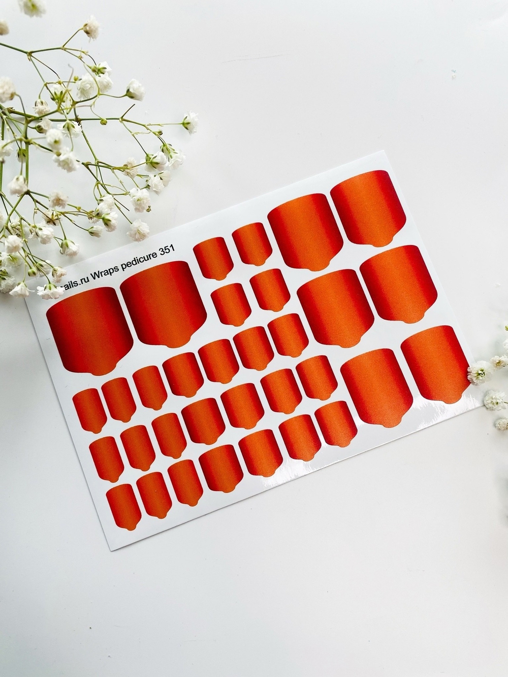 Пленки для ногтей Aminails Wraps pedicure 351