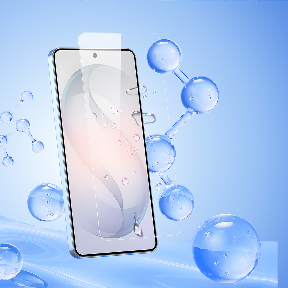 Защитное стекло на экран для Samsung Galaxy S26, серия Roga Series от Dux Ducis (в комплекте ванночка для выравнивания и установки)