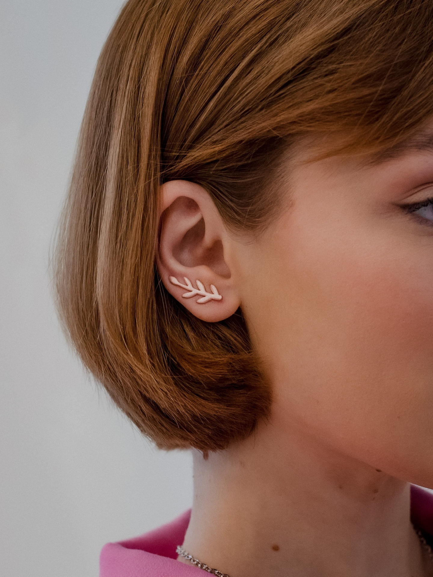 Серьги-клаймберы Nature Pink