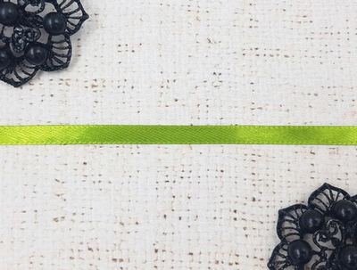 Лента атласная, ш. 0,5 см, 95 (16) оливковый