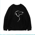 Свитшот "Такса- силуэт"