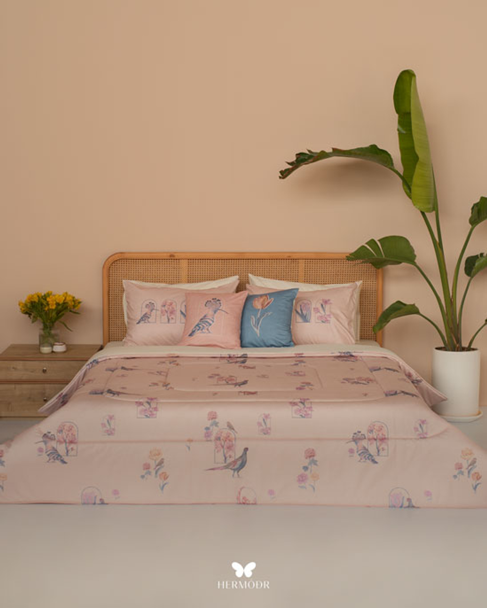 Комплект постельного белья двуспальный Eyvan Hermodr 8 предметов 130220282 Иран