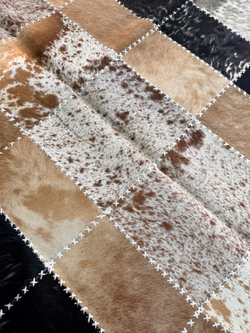 Ковер овальный натуральный Телячья шкура , 240х140