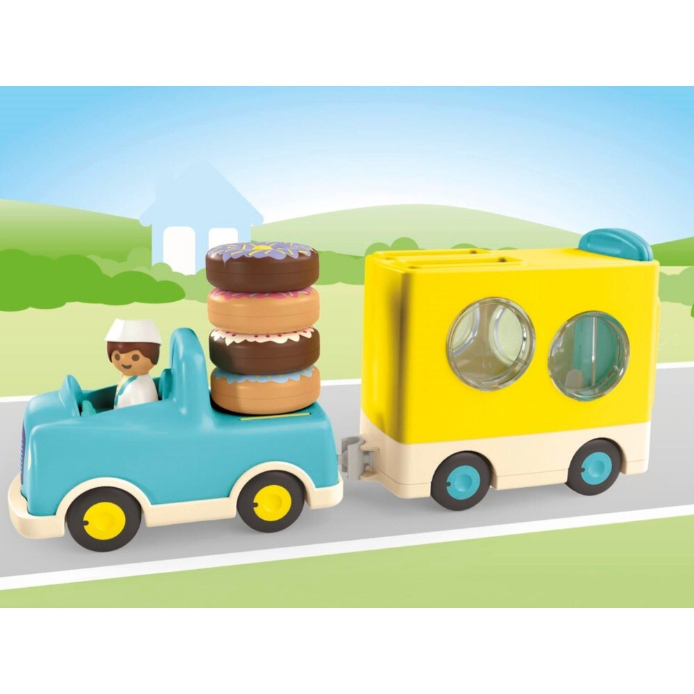 Playmobil - Junior Crazy Donut Truck с функцией штабелирования и сортировки 71702 / артикул   71702  / GTIN 4008789717023
