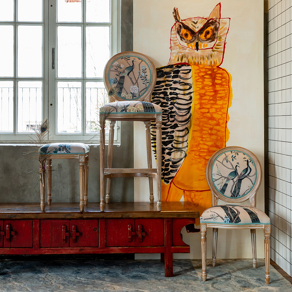 Стул Объект мечты Императорский павлин версия 1