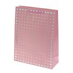 GAEM Пакет подарочный L (бумага 210г/м2, блок микс 12шт), L31 W12 H40 см, 4в.