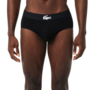 Мужские спортивные боксеры Lacoste Cotton Stretch 3P - black/white/black