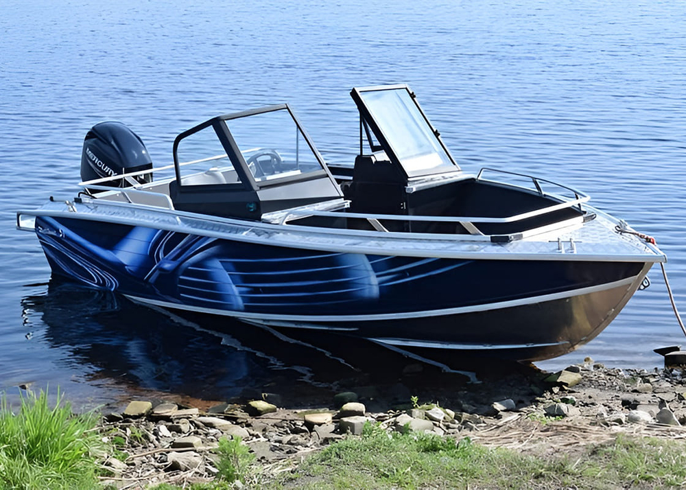 Катер-лодка алюминиевая WELLBOAT 51