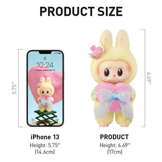 Коллекционная фигурка POPMART THE MONSTERS Let's Checkmate Series-Vinyl Plush Hanging Card