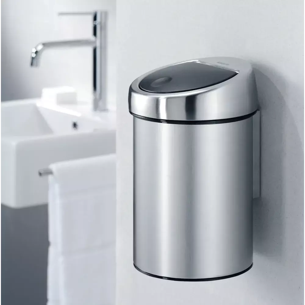 Brabantia - Контейнер для мусора Touch Bin 3л, черный / артикул   364440  / GTIN 8710755364440