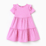 Платье для девочки, цвет сиреневый, рост 104см (Luneva)