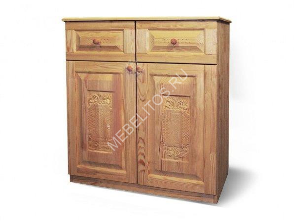 Комод Руслан М, массив дерева 80х90х45 ДСС