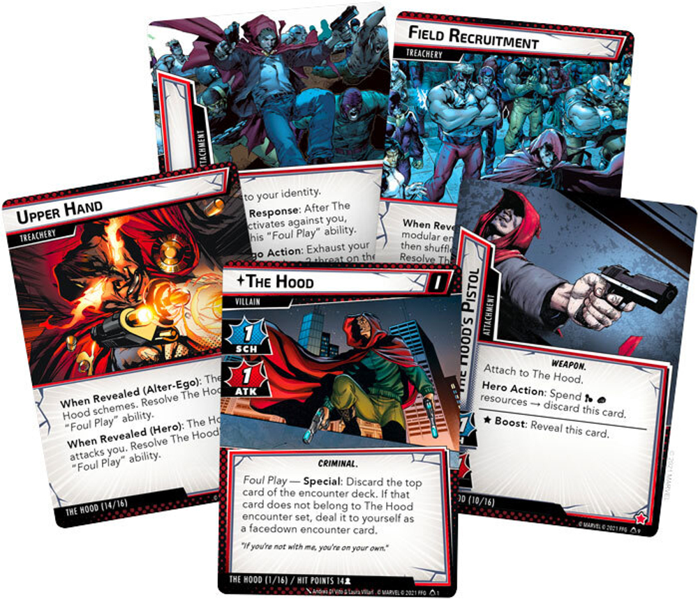 (Бронь) Marvel Champions LCG - The Hood Scenario Pack