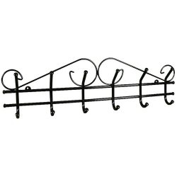 Вешалка настенная "Ажур 6" (черный), ЗМИ, г. Соликамск